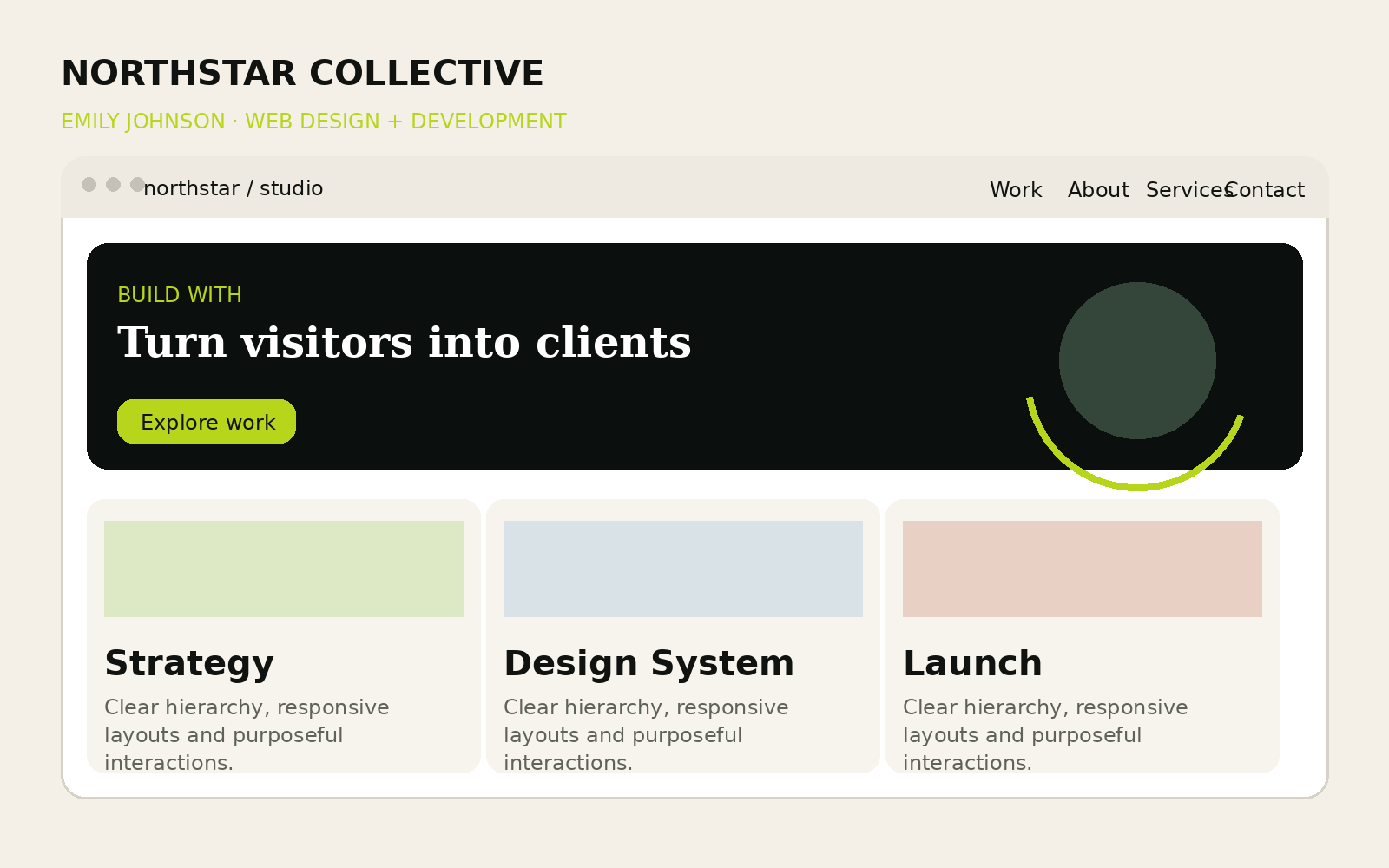 Service Business Platform — portfolio project visual